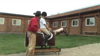 CHA Riding Instructor Steve Lantvit English Lesson with the Equicizer