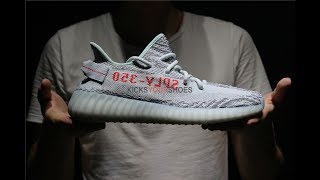 Yeezy New Anti-Counterfeit Hangtag! Unboxing Adidas Yeezy Boost 350 "Blue Tint" | In-depth Review