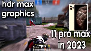 #pubgtest #iphon #iphon11promax iphon 11 pro max pubg/bgmi test 2023 |iphon11 pro max gaming review