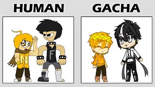 Humanized Alphabet Lore vs Gacha Alphabet Lore Comparison Pt. 2