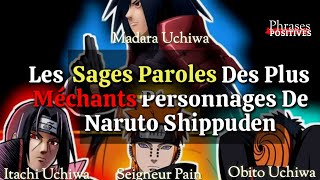 Sagesse Anime : Les Messages Inspirants de Madara, Obito, Itachi, Seigneur Pain | Naruto Shippuden