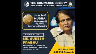 #LiveNow Speaking at the launch of Mudra Volume - III, The Commerce Society, SRCC