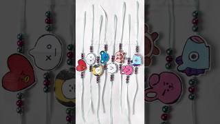 Diy BT21 Rakhi #shorts #bt21#btsarmy #bts #diyrakhi #rakshabandhan#bestrakhi#handmaderakhi#rakhi