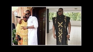 Bolanle Ninalowo shows off his mum, says 'she smiles every time my name pops up in the news'