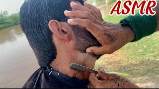 ASMR || Relaxing Beard Trimming ✂️Barber Sounds-No Talking 🤫[ Mh R asmr]