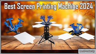 Best Screen Printing Machine 2024 [don’t buy one before watching this]