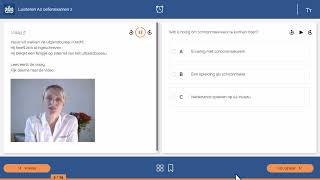 Luisteren examen A2 (nieuw systeem) 3 vragen