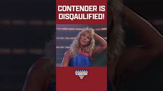 It's not often that the contender is the one disqualified... #AmericanGladiators #Shorts