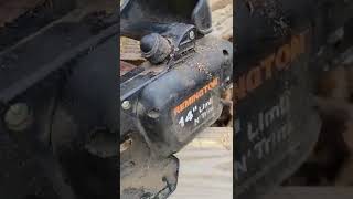 time to go green  Remington plug in chain saw review!!