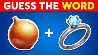 Guess the WORD by Emojis? 🤔 Emoji Quiz