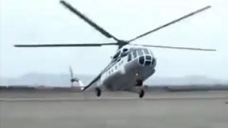 Russian pilot chopper does crazy manuevers  with Mil Mi - 8 - HIP