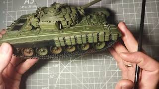 Коллекционная модель T 72B от MiniHobbyModels1/35.Часть 4(допы,база, доработки)Хобби, моделизм.