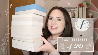 Last Book Haul of 2021 | Book Recommendations!