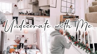 EXTREME CLEAN AND UN-DECORATE WITH ME AFTER CHRISTMAS 2021 | CLEAN WITH ME | CLEANING MOTIVATION