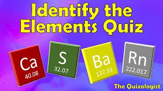 Name the chemical elements quiz