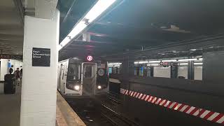 MTA New York City Subway: IND Crosstown Line: Court Sq Bound Alstom R160B-1 (G) Train @ Hoyt St