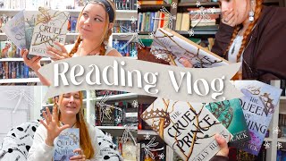 READING VLOG 👑| it took me ONE day to read The Folk of the Air trilogy