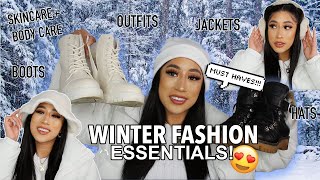 WINTER FASHION MUST HAVES!! *OUTFITS, HATS, BOOTS, SKINCARE*