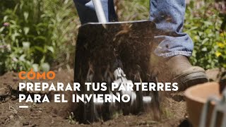 Prepara los parterres de tu jardín para el invierno