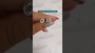 Bezel Diamond Earrings