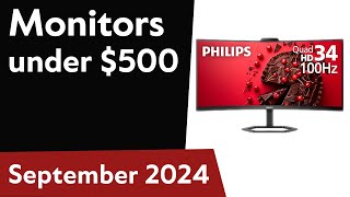 TOP-6. Best Monitors under $500 2024