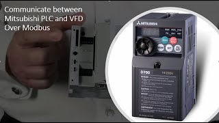 Mitsubishi VFD Modbus With FX5U Plc ADPRW