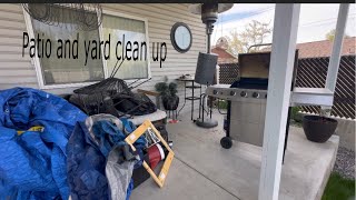 Getting my Garden started for the season and cleaning my patio