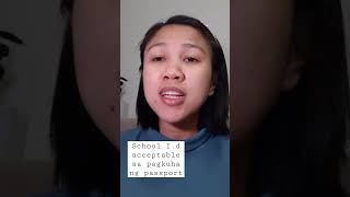 School i.d acceptable sa pagkuha ng passport #2023 #passport #updated