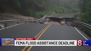 FEMA flood assistance deadline