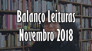 Balanço Leituras novembro2018