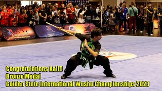 Kai, Staff (Gunshu) Bronze Medal, Golden State International Wushu Championships 2023