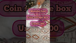 Meesho find Money bank #ytshorts #shorts #meeshohomedecoritemshaul