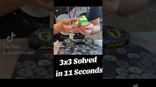 Rubik's Cube Solved in 11 Seconds!⭐ #cubing #rubikscube #speedcubing #speedsolving #3x3