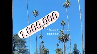 1 MILLION excitements  about Spring + Coachella