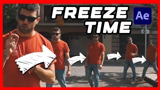 After Effects - Freeze Frame Effect  3D Camera Tracker - Nens del Vendrell Fira 2018