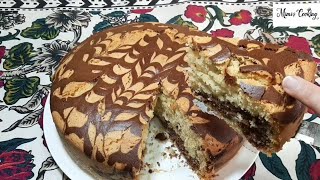 Cake Recipe | Chocolate vanilla cake | Two In One Cake Recipe By Mimi's Cooking