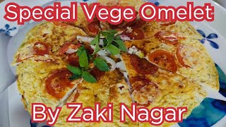 Special Vege Omelet by Zaki Nagar| #zakinagar #desi #farm #food