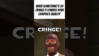 when something is too cringe | #gaming #memes #shorts