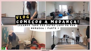 1 | COMEÇOU A MUDANÇA, LEVANDO TUDO PARA CASA NOVA | VLOG REALZÃO | NORUEGA