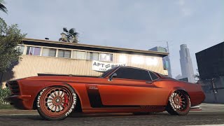 Cars of GTA V Expanded & Enhanced 4K: Vapid Dominator GTT, 1969 Ford Mustang