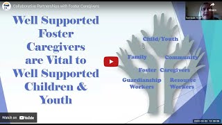 Webinar Recording: Collaborative Partnerships with Foster Caregivers