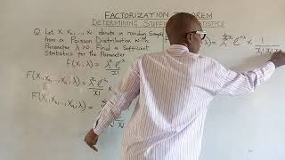 poisson distribution, factorization theorem