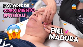 Masaje Reafirmante Facial con Factores de Crecimiento Epitelial!