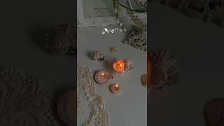 DIY shells candle 😱🔥 Best comment got shout out❤️ credit-thisartperson #shellcraft #shorts #viral