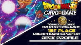 SSB Vegeta & SS Trunks! 1st Place London Card Game Fest Deck Profile!