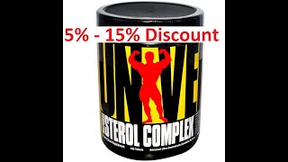 Discount - Universal Nutrition, Natural Sterol Complex, Anabolic Sterol Supplement Review