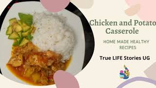 Home Made Recipes|Chicken and Potato Casserole|Healthy Moms| #food #youtube #health #foodie