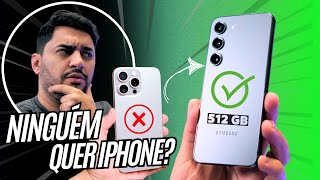 SAMSUNG S23 🚀 GERAL LARGANDO IPHONE 🍏 E INDO DE GALAXY? 😱