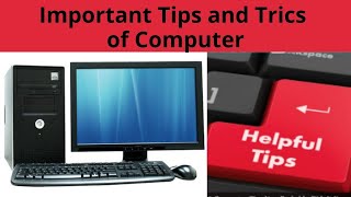 Important computer tips and Tricks that every user must know | Tricks of computer | Urdu\Hindi |