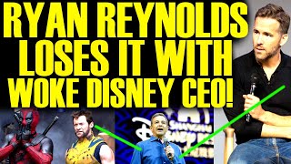 RYAN REYNOLDS GETS FURIOUS WITH DISNEY CEO AFTER DEADPOOL & WOLVERINE DRAMA BLOWS UP FOR MARVEL!